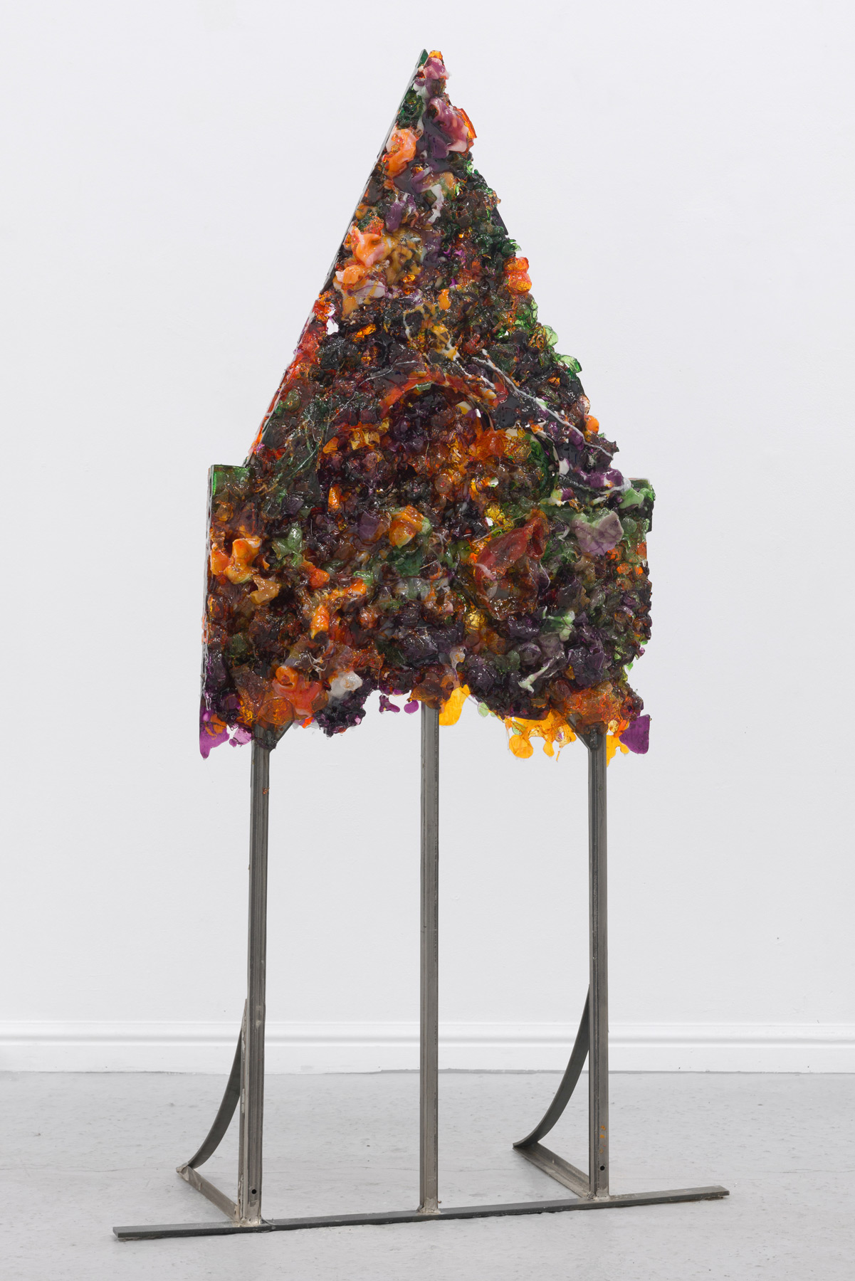 Plasticiser (Holy Light), Glass-wax, steel, 160cm(H) x 120cm(W) x 60cm(D), 2023 Plasticiser (Holy Light), Glass-wax, steel, 160cm(H) x 120cm(W) x 60cm(D), 2023