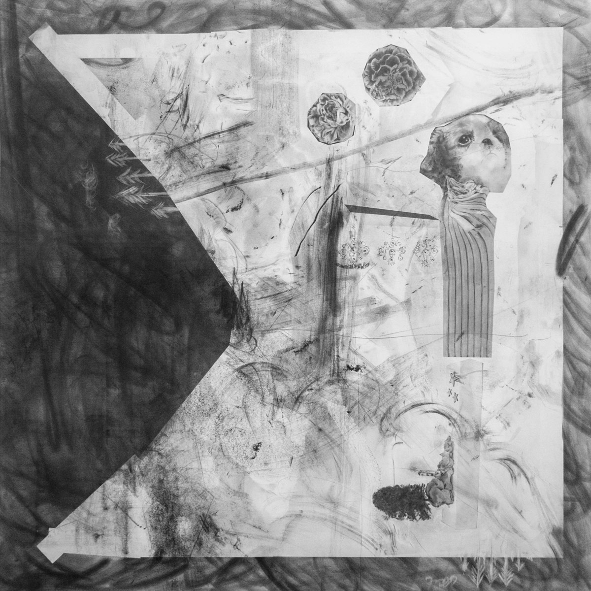 Artificial Kingdom II, Graphite on Paper, 100cm x 100xm, 2021